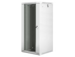 foto de ARAMRIO LANBERG MURAL RACK 19 27U/600X600 FLAT PACK PUERTA CRISTAL GRIS