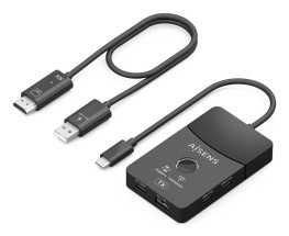 foto de DOCKING AISENS USB-C A HDMI 1080P60HZ INALAMBRICO HDMI 4K60HZ 2USB-C USB PD 100W