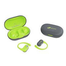 foto de LEOTEC EARPHONES OPEN AIR ZENITH SPORT GRIS-LIMA