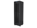 foto de ARMARIO LANBERG RACK 19 42U 600X600 FLAT PACK V2 PUERTA MESH CON LCD NEGRO