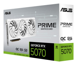 foto de TARJETA GRAFICA ASUS PRIME RTX 5070 OC 12GB  WHITE