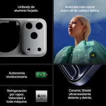 foto de SMARTPHONE APPLE IPHONE 17 PRO MAX 256GB SILVER