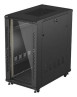 foto de ARMARIO LANBERG RACK 19 22U 600X1000 FLAT PACK PUERTA CRISTAL NEGRO