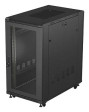 foto de ARMARIO LANBERG RACK 19 22U 600X1000 FLAT PACK PUERTA PERFORADA NEGRO