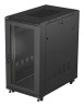 foto de ARMARIO LANBERG RACK 19 22U 600X1000 FLAT PACK PUERTA PERFORADA NEGRO