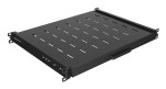 foto de BANDELA LANBERG DESLIZANTE 1U 445X350MM HASTA 35KG RACK 19 NEGRO