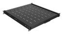 foto de BANDELA LANBERG DESLIZANTE 1U 445X500MM HASTA 35KG RACK 19 NEGRO
