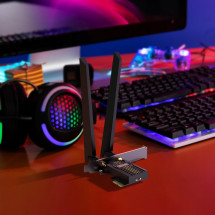 foto de ADAPTADOR TP-LINK BE9300 TRI-BAND WI-FI 7 BLUETOOTH PCI EXPRESS