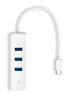 foto de USB 3.0 TYPE-C TO GIGABIT ETHERNET NETWORK ADAPTER WITH 3-PORT