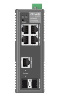 foto de SWITCH INDUSTRIAL GIGABIT OMADA DE 6 PUERTOS EASY MANAGED IES206G