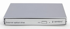 foto de UNIDAD DE DVD USB EXTERNA GEMBIRD PLATA