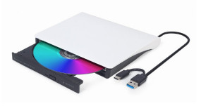 foto de UNIDAD DE DVD USB EXTERNA GEMBIRD BLANCA