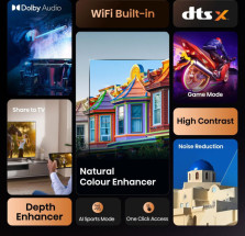 foto de TV HISENSE LED 32A4Q 32? HD SMART TV DOLBY DTS HD SIN MARCOS MODO JUEGO