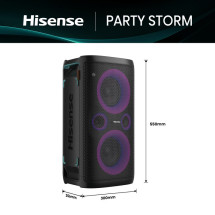 foto de ALTAVOZ HISENSE PARTY STORM 300W BLUETOOTH KARAOKE
