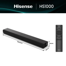 foto de BARRA DE SONIDO HISENSE HS1000 HDMI BLUETOOTH 20W