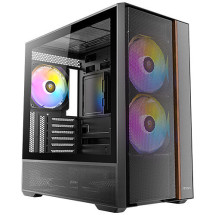 foto de CAJA ANTEC FLUX REAR ATX ARGB NEGRA