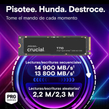 foto de SSD CRUCIAL 1TB T710 CT1000T710SSD8 PCIE 5.0 X4 M.2 NVME GEN5