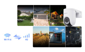 foto de EZVIZ CAMARA WIFI EXTERIOR HB8 2K+ 4MP PANORAMICA/INCLINACION CON BATERIA