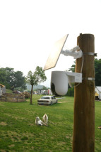 foto de EZVIZ CAMARA WIFI EXTERIOR HB8 2K+ 4MP PANORAMICA/INCLINACION CON BATERIA