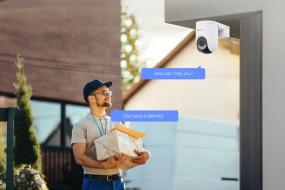 foto de EZVIZ CAMARA WIFI EXTERIOR HB8 2K+ 4MP PANORAMICA/INCLINACION CON BATERIA