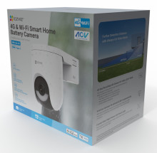 foto de EZVIZ CAMARA WIFI EXTERIOR HB8 2K+ 4MP PANORAMICA/INCLINACION CON BATERIA