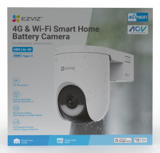 foto de EZVIZ CAMARA WIFI EXTERIOR HB8 2K+ 4MP PANORAMICA/INCLINACION CON BATERIA