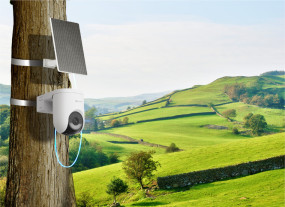 foto de EZVIZ CAMARA WIFI EXTERIOR HB8 2K+ 4MP PANORAMICA/INCLINACION CON BATERIA