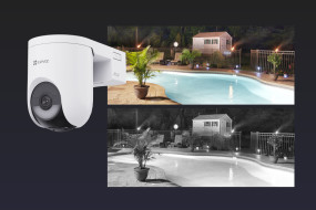 foto de EZVIZ CAMARA WIFI EXTERIOR HB8 2K+ 4MP PANORAMICA/INCLINACION CON BATERIA