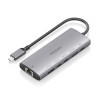 foto de USB-C DOCK AISENS 6 EN 1 HDMI RJ45 USB-A 10G 2XUSB-C 10G USB-C PD 20CM