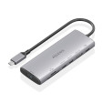 foto de USB-C DOCK AISENS 7 EN 1 HDMI USB 10G 2XUSB-C 10G SD MICRO SD PD 100W