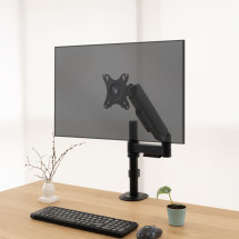 foto de SOPORTE MESA PANT. GIRA INCLI 1 BRAZO 17-32 NEGRO