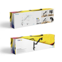 foto de SOPORTE MESA PANT. GIRA INCLI 1 BRAZO 17-32 NEGRO