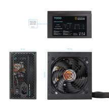 foto de FUENTE ALIMENTACION ATX 650W APFC 80PLUS BRONCE