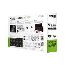 foto de TARJETA GRAFICA ASUS TUF RTX5070TI OC 16GB BTF WHITE
