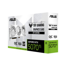 foto de TARJETA GRAFICA ASUS TUF RTX5070TI OC 16GB BTF WHITE