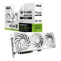 foto de TARJETA GRAFICA ASUS TUF RTX5070TI OC 16GB BTF WHITE