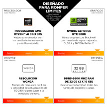 foto de PORTATIL HP OMEN MAX 16-AK0001NS Ryzen AI 9 HX 375 32GB 1TB RTX5070Ti 16 W11H