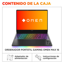 foto de PORTATIL HP OMEN MAX 16-AK0001NS Ryzen AI 9 HX 375 32GB 1TB RTX5070Ti 16 W11H