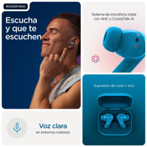 foto de AURICULARES MOTOROLA MOTO BUDS BASS BLUE