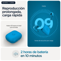 foto de AURICULARES MOTOROLA MOTO BUDS BASS BLUE