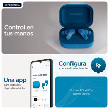 foto de AURICULARES MOTOROLA MOTO BUDS BASS BLUE