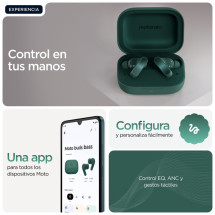 foto de AURICULARES MOTOROLA MOTO BUDS BASS GREEN