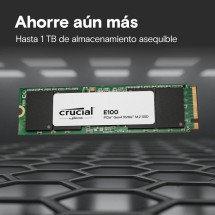 foto de SSD CRUCIAL 2TB E100 NVME PCIE 4.0 X4