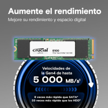 foto de SSD CRUCIAL 2TB E100 NVME PCIE 4.0 X4
