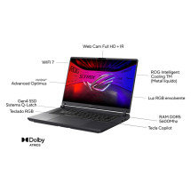 foto de PORTATIL ASUS ROG STRIX G615JPR-S5003 i7-14650HX 32GB 1TB RTX5070 16WQXGA FDOS