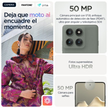 foto de SMARTPHONE MOTOROLA MOTO EDGE 60 PRO 5G 12GB/512GB SHADOW GREEN