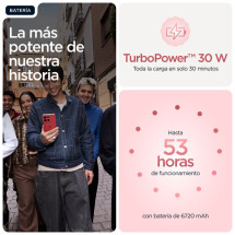 foto de SMARTPHONE MOTOROLA MOTO G86 POWER 8GB 512GB 5G ROSA CRISANTEMO