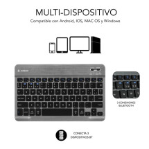 foto de FUNDA CON TECLADO KEYTAB PRO BT SAMSUNG GALAXY TAB A9 +11