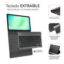 foto de FUNDA CON TECLADO KEYTAB PRO BT SAMSUNG GALAXY TAB A9 +11