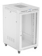 foto de ARMARIO LANBERG RACK 19 27U 800X1000 FLAT PACK GRIS PUERTA PERFORADA CON LCD